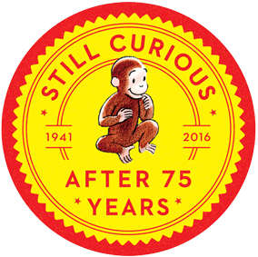 Curious George 75th Annniversary Logo