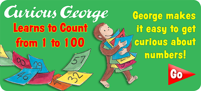 Curious George Counts from 1 to 100