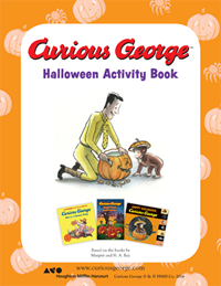 Curious George Halloween Activity Book